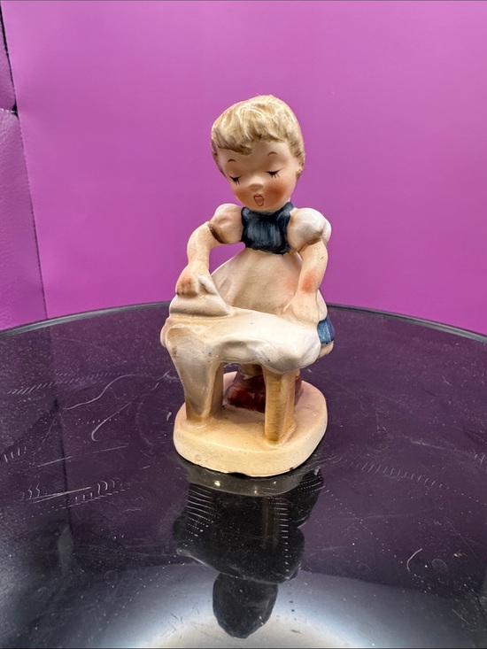 Napco Other - Vintage Napco Japan Girl Ironing Figurine 1960s